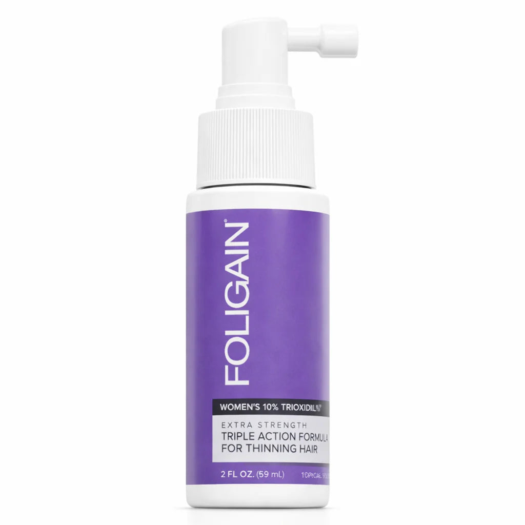 Foligain Triple Action Formula Topical Solution For Women's Thinning Hair - 59ml |  فوليجين محلول الثلاثي المفعول الموضعي لعلاج تساقط الشعر للنساء – 59 مل