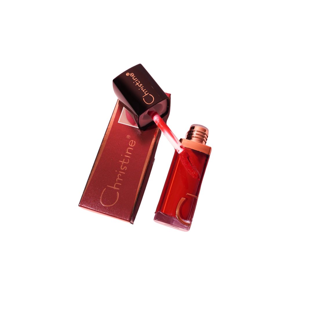 Christine Long Lasting Lip Gloss - 6.8g | كريستين أحمر شفاه بتأثير مرطب - 6.8 غ