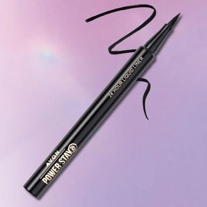 AVON Power Stay 24 Hour Liquid Liner - 1.2ml | افون آيلاينر سائل بثبات 24 ساعة - 1.2مل