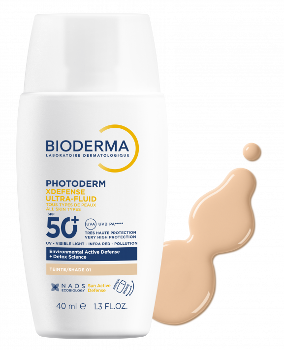 BIODERMA Photoderm XDefense Ultra-Fluid - 40ml | بيوديرما كريم واقي شمسي خفيف مع لون - 40 مل