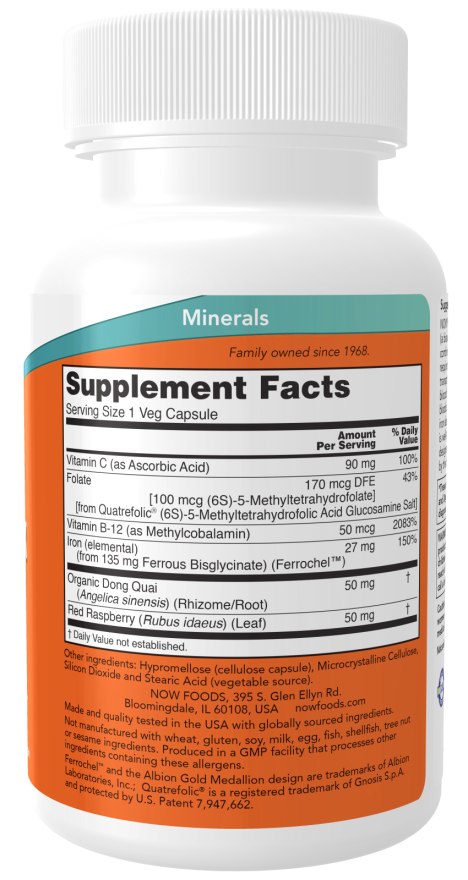 now Iron Complex Caps Essential Mineral -100 Veg Capsules | ناو مركب الحديد بالمعادن الأساسية – 100 كبسولة نباتية