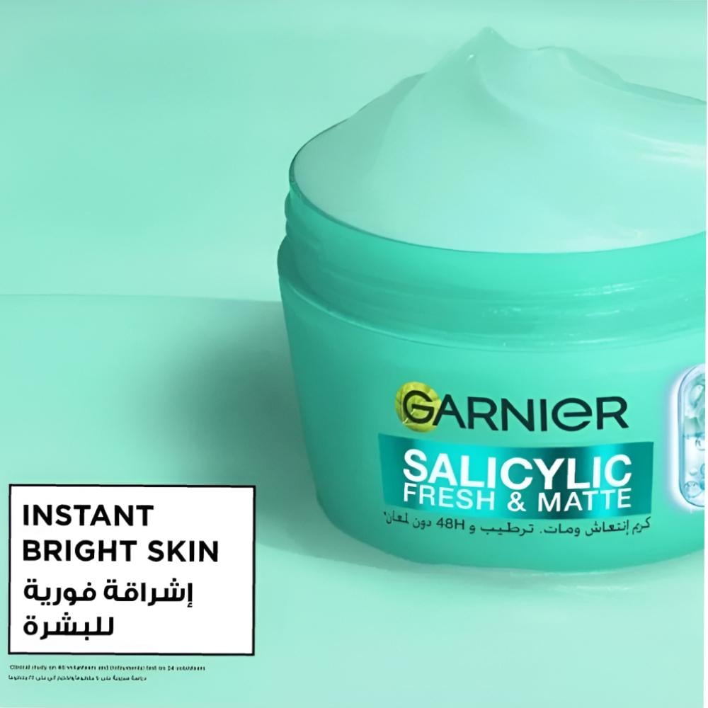 Garnier Salicylic Fresh & Matte Cream - 85ml | غارنييه كريم إنتعاش و مات ساليسيليك - 85مل #2