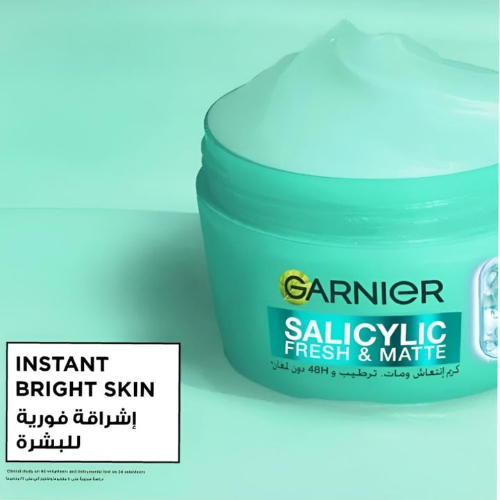 Garnier Salicylic Fresh & Matte Cream - 85ml | غارنييه كريم إنتعاش و مات ساليسيليك - 85مل #2