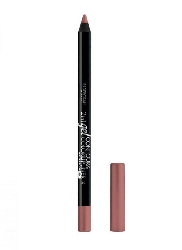 Deborah 2in1 Gel Contour & Color Lipliner | ديبورا قلم تحديد وميض 2 في 1 #1