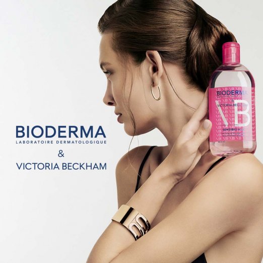 BIODERMA Victoria Beckham Limited Edition Sensibio H2o - 500ml | بيوديرما مزيل مكياج ميسيلار باصدار محدود - 500 مل