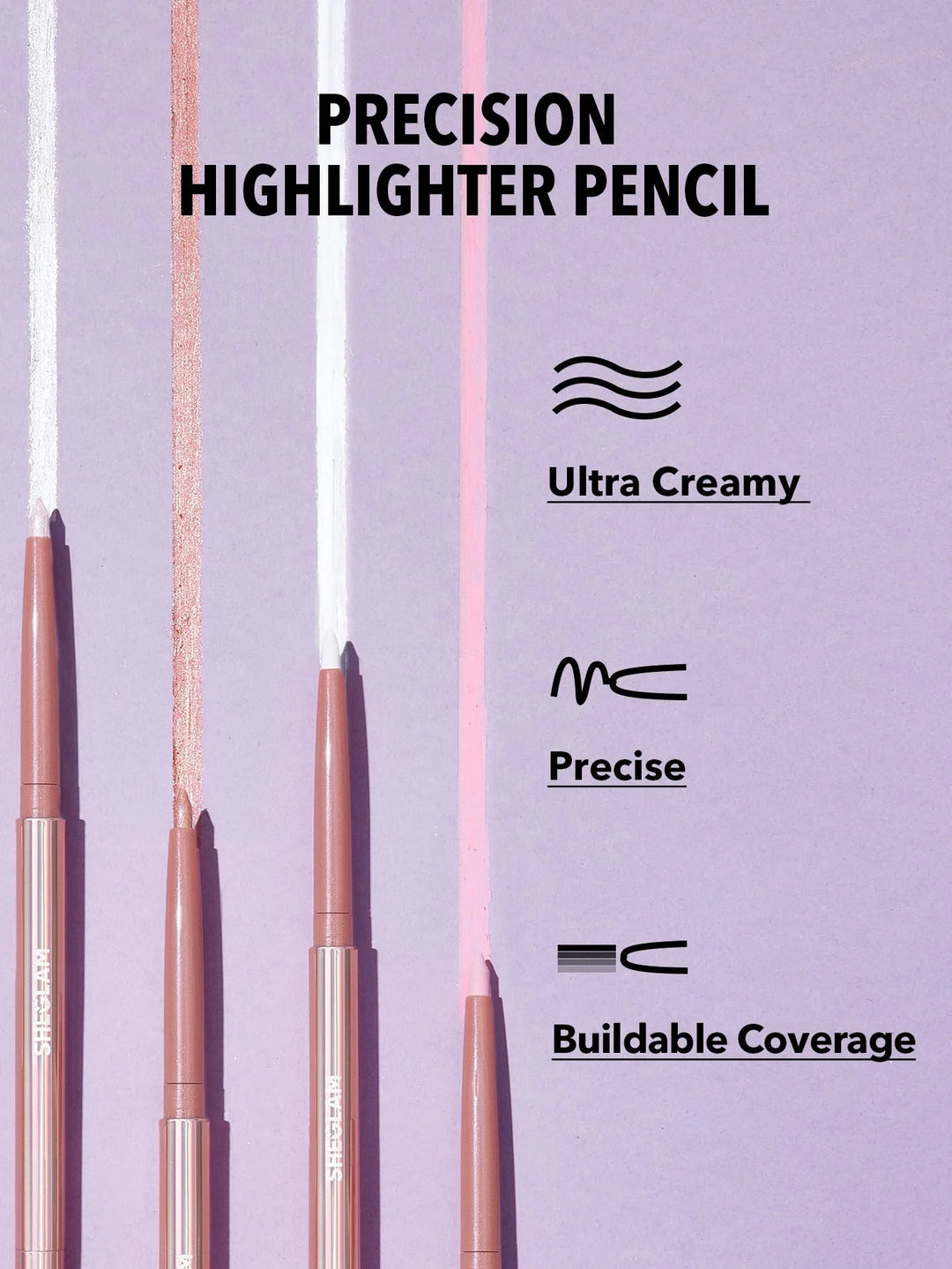 Sheglam Fairy Wand Precision Highlighter Pencil | شيكلام قلم تحديد  هلايلايتر غير لامع