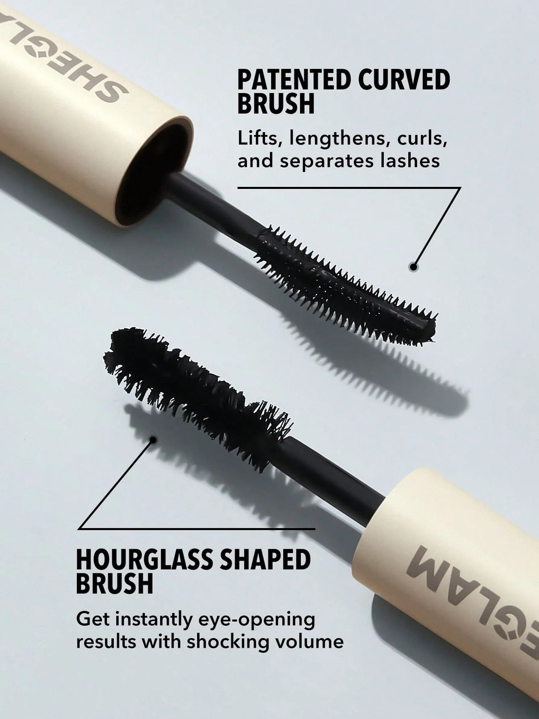 Sheglam All-In-One Volume & Length Mascara - Washable Black | شيكلام ال ان ون ماسكارا