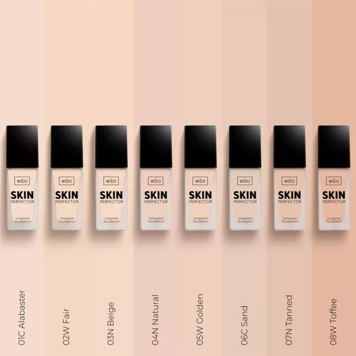 Wibo Skin Perfector Longwear Foundation - 30ml | ويبو سكين بيرفكتور فاونديشن طويل الثبات – 30 مل
