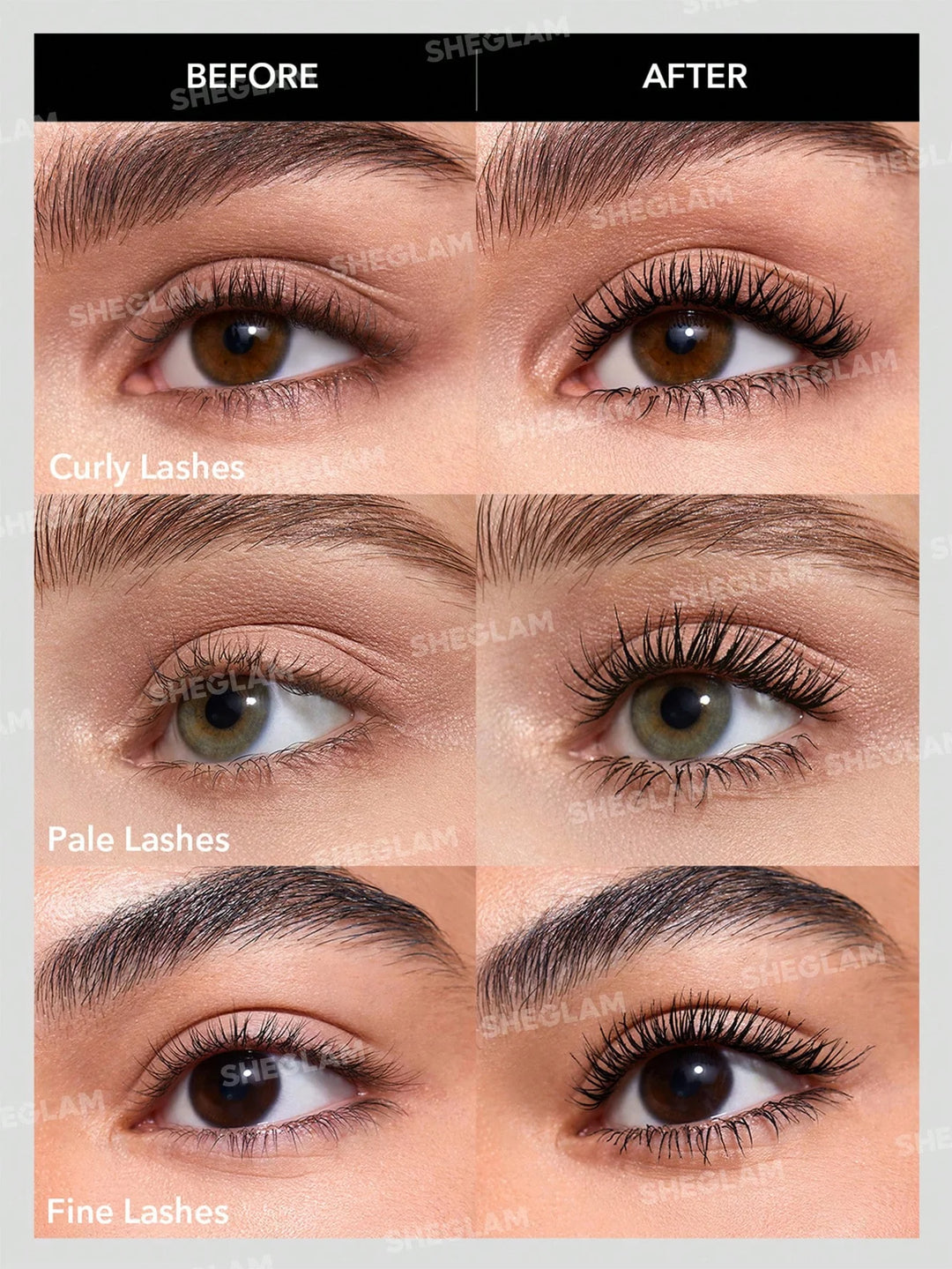Sheglam All-In-One Volume & Length Mascara - Washable Black | شيكلام ال ان ون ماسكارا