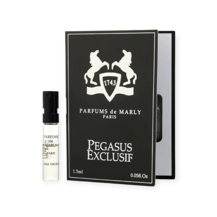De Marly Sample Pegasus Exclusif  EDP - 1.5ml | دي مارلي  عينة عطر بيكاسوس اكسكلوزف أو دو برفيوم للرجال - 1.5 مل