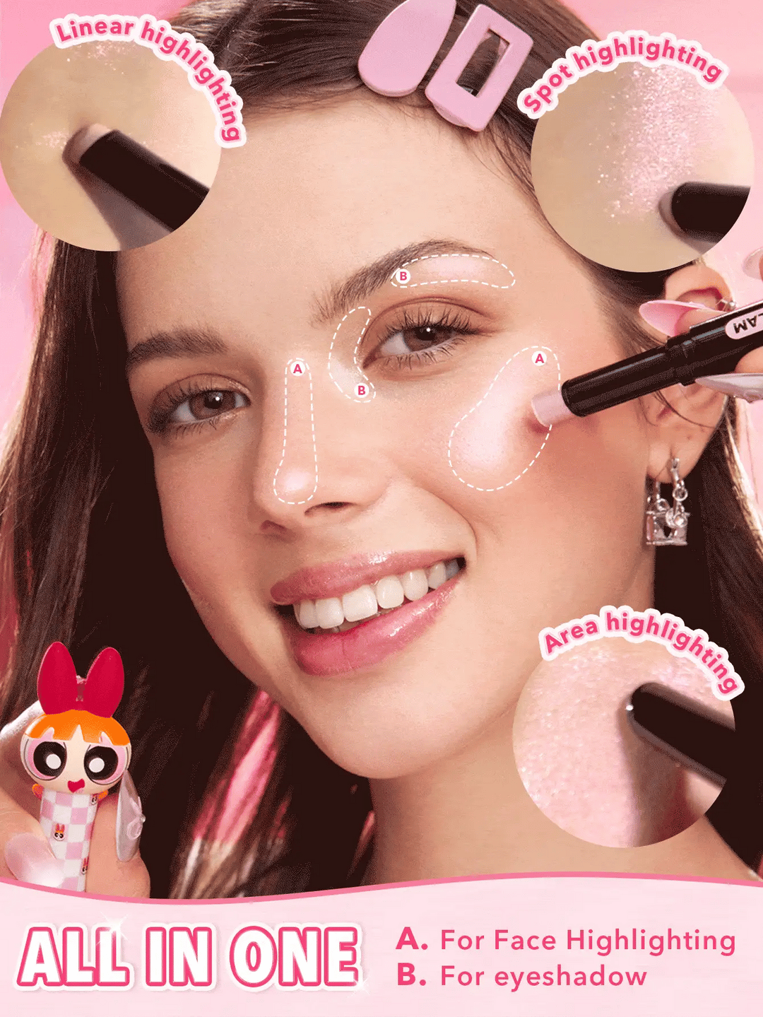 SHEGLAM Power-Noia Shimmer Stick - 3g | شيكلام هايلايتر ستيك - 3 غرام
