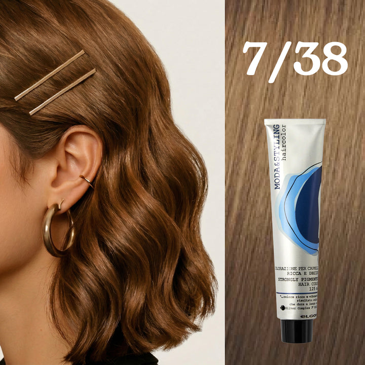 Elgon Moda&styling Haircolor Strongly Pigmented Hair Color - 125ml | ايلكون صبغة شعر مودا ستايلنج - 125مل