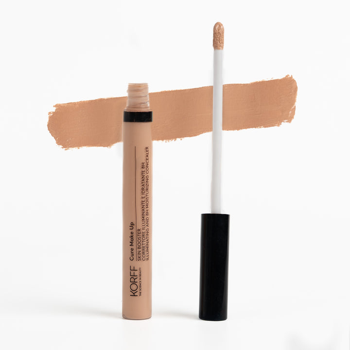KORFF Cure Make Up Skin Booster Illuminating And 8H Moisturizing Concealer - 6.5ml | كورف كونسيلر مضيئ ومرطب للبشرة- 6.5 مل