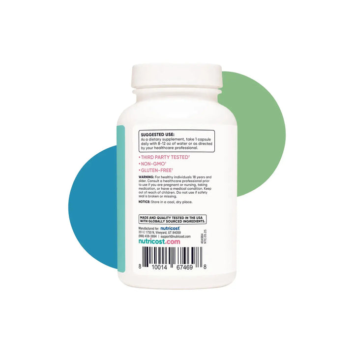 Nutricost Black Cohosh 550Mg - 120 Capsules | نيوتريكوست كبسولات مستخلص الكوهوش الاسود - 120 كبسولة