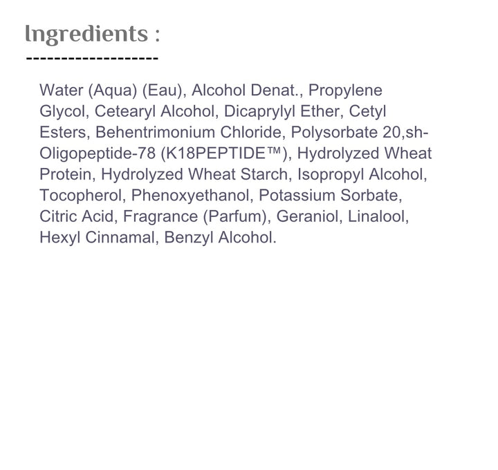 K18 Leave-in Molecular Repair Hair Mask - 50ml | كي 18 ليف ان لإصلاح الشعر - 50 مل