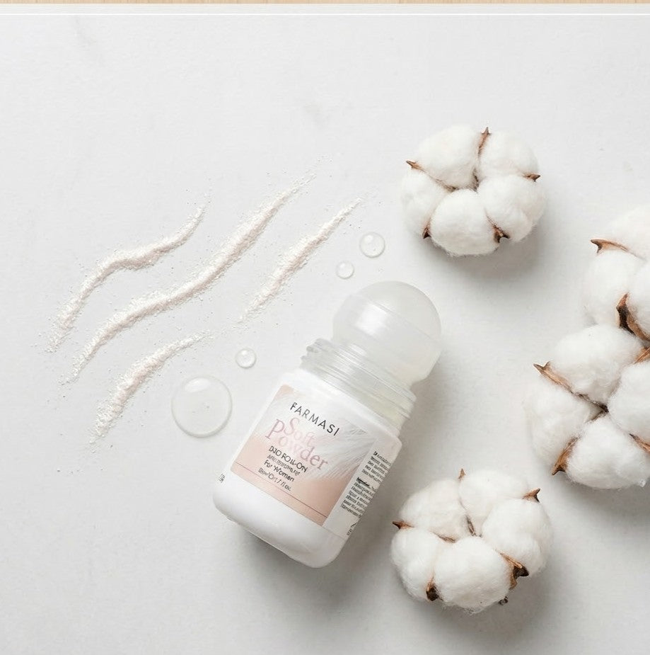 FARMASI Soft Powder Deo Roll-On - 50ml | فارمسي مزيل تعرق رول اون - 50 مل