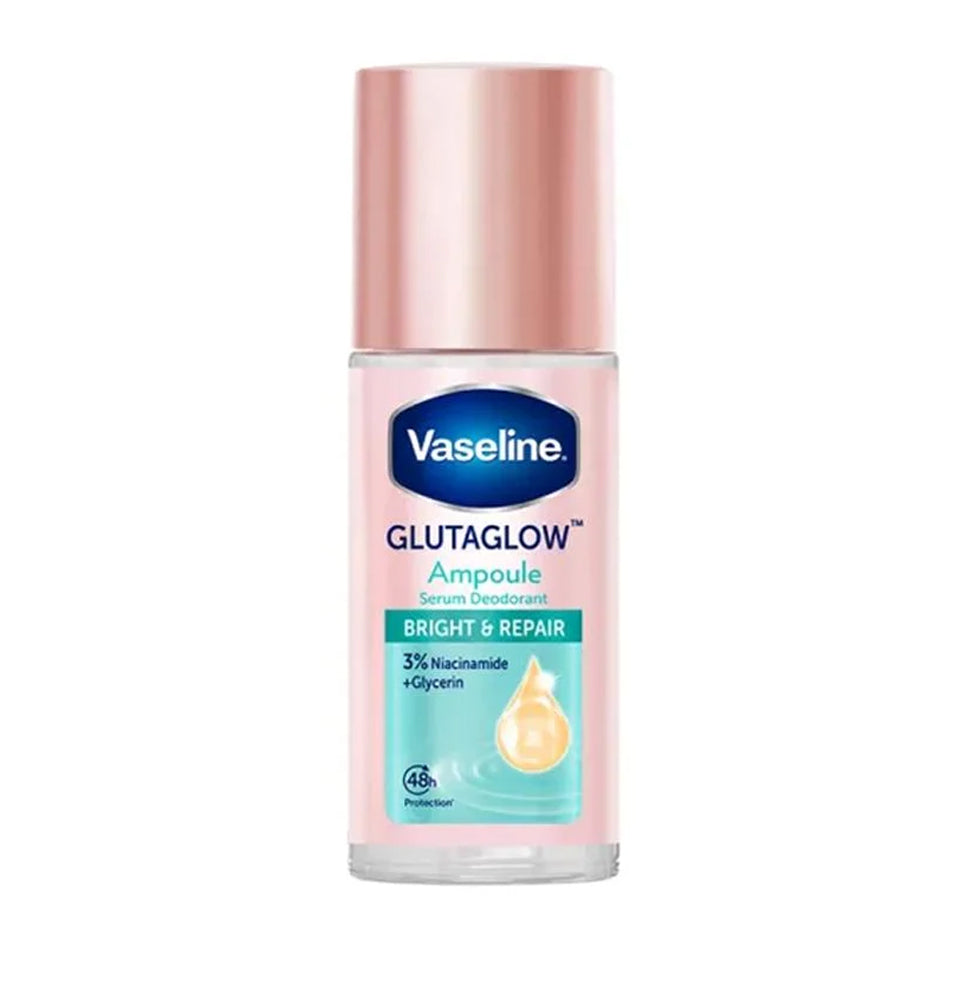VASELINE Glutaglow Ampoule Serum Deodorant Bright And Repair - 45ml | فازلين مزيل تعرق مفتح لمنطقة تحت الابط - 45 مل