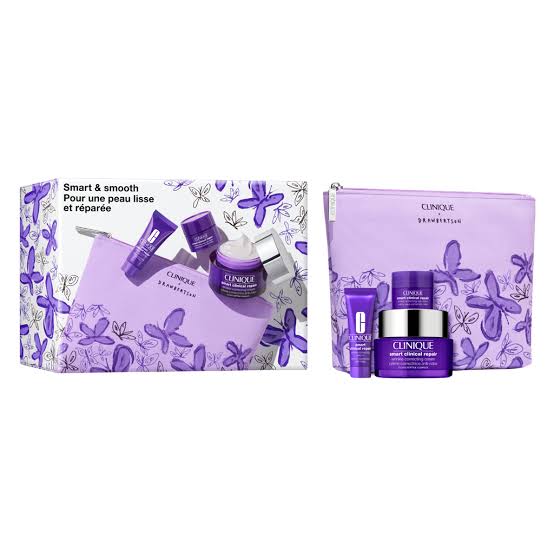Clinique Smart Smart & Smooth SET | كلينك مجموعة العناية بالوجه سمارت اند سموث
