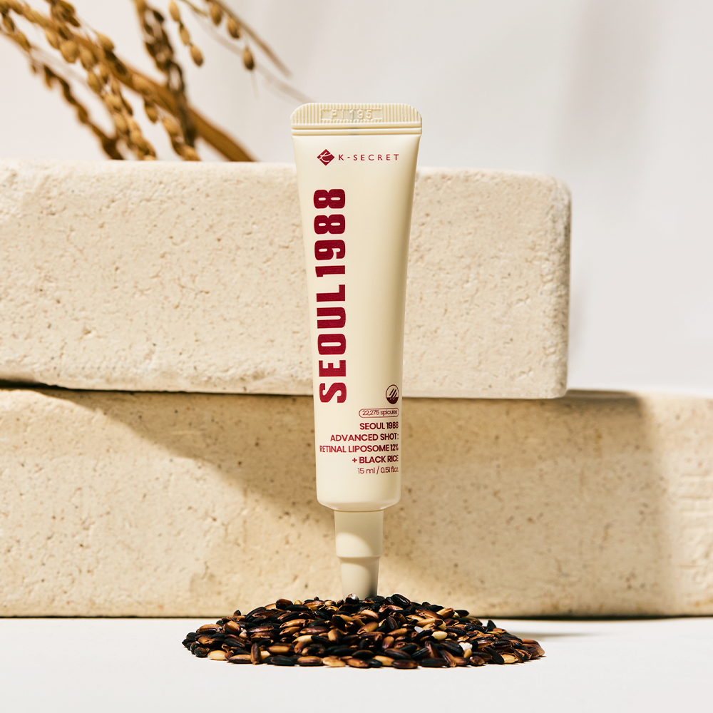 K - SECRET Seoul 1988 Advanced Shot: Retinal Liposome 12% + Black Rice - 15ml | سيول 1988 سيروم ريتينول متقدم - 15مل #3