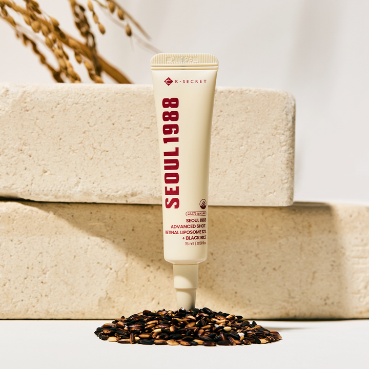 K - SECRET Seoul 1988 Advanced Shot: Retinal Liposome 12% + Black Rice - 15ml | سيول 1988 سيروم ريتينول متقدم - 15مل #3