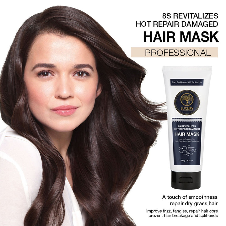 LUXURY Hair Mask 8 Seconds - 100g | لكجري قناع للشعر - 100 غرام