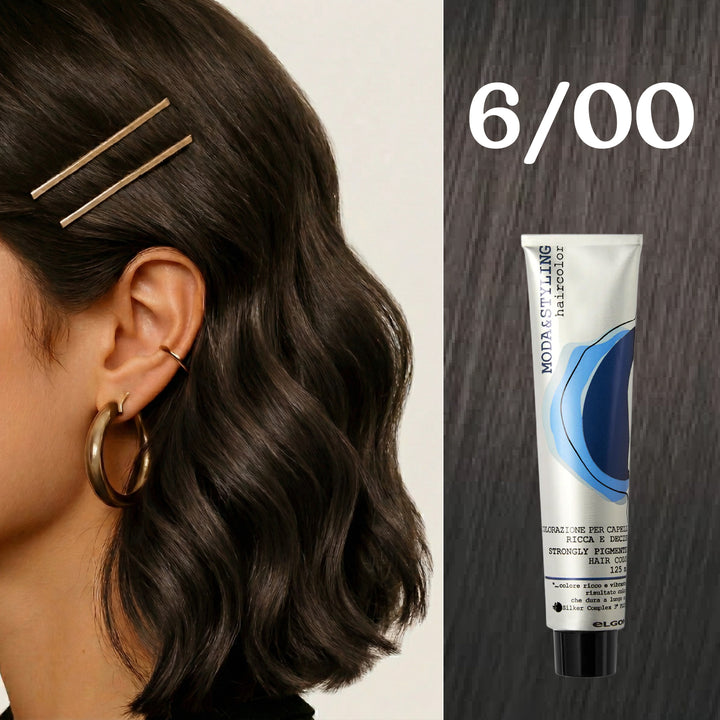 Elgon Moda&styling Haircolor Strongly Pigmented Hair Color - 125ml | ايلكون صبغة شعر مودا ستايلنج - 125مل
