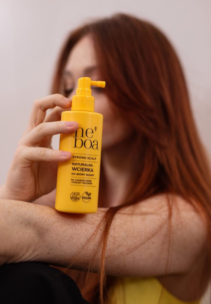 Neboa Strong Scalp Thickening Scalp Lotion Hair Thickening & Growth - 50ml | نيبوا لوشن لفروة الرأس يُستخدم كعناية مقوية للشعر الضعيف والخفيف  - 50مل
