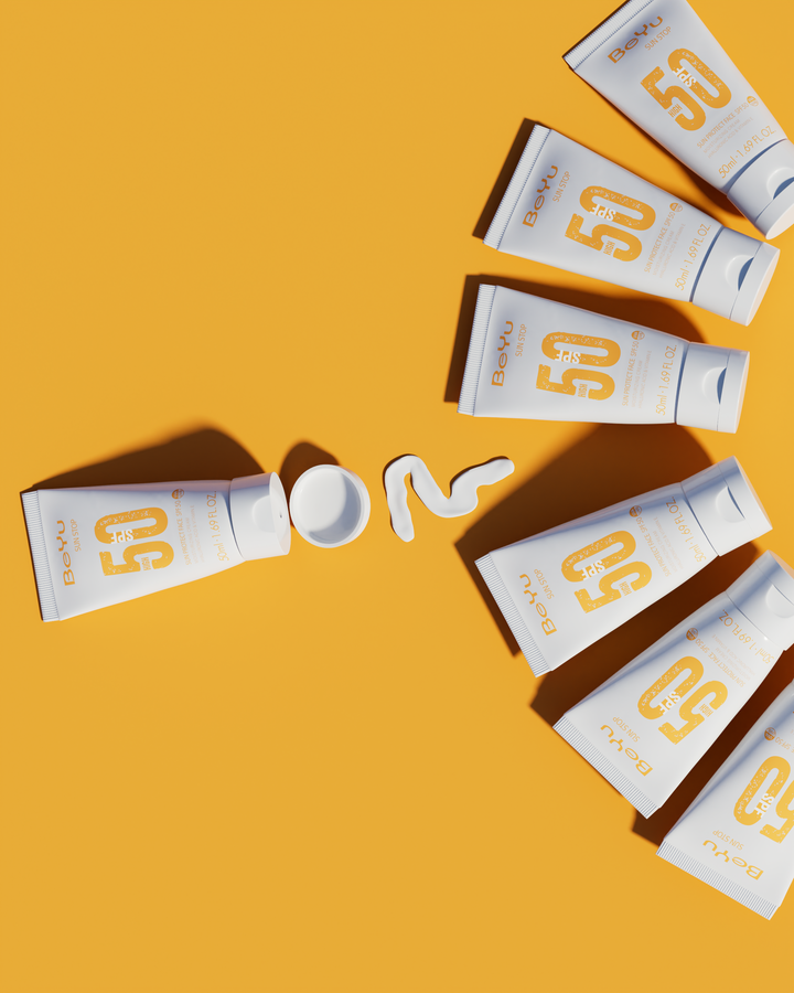 BeYu Sun Stop Protect Cream - Spf 50 |  بيو واقي شمسي مع عامل حماية 50