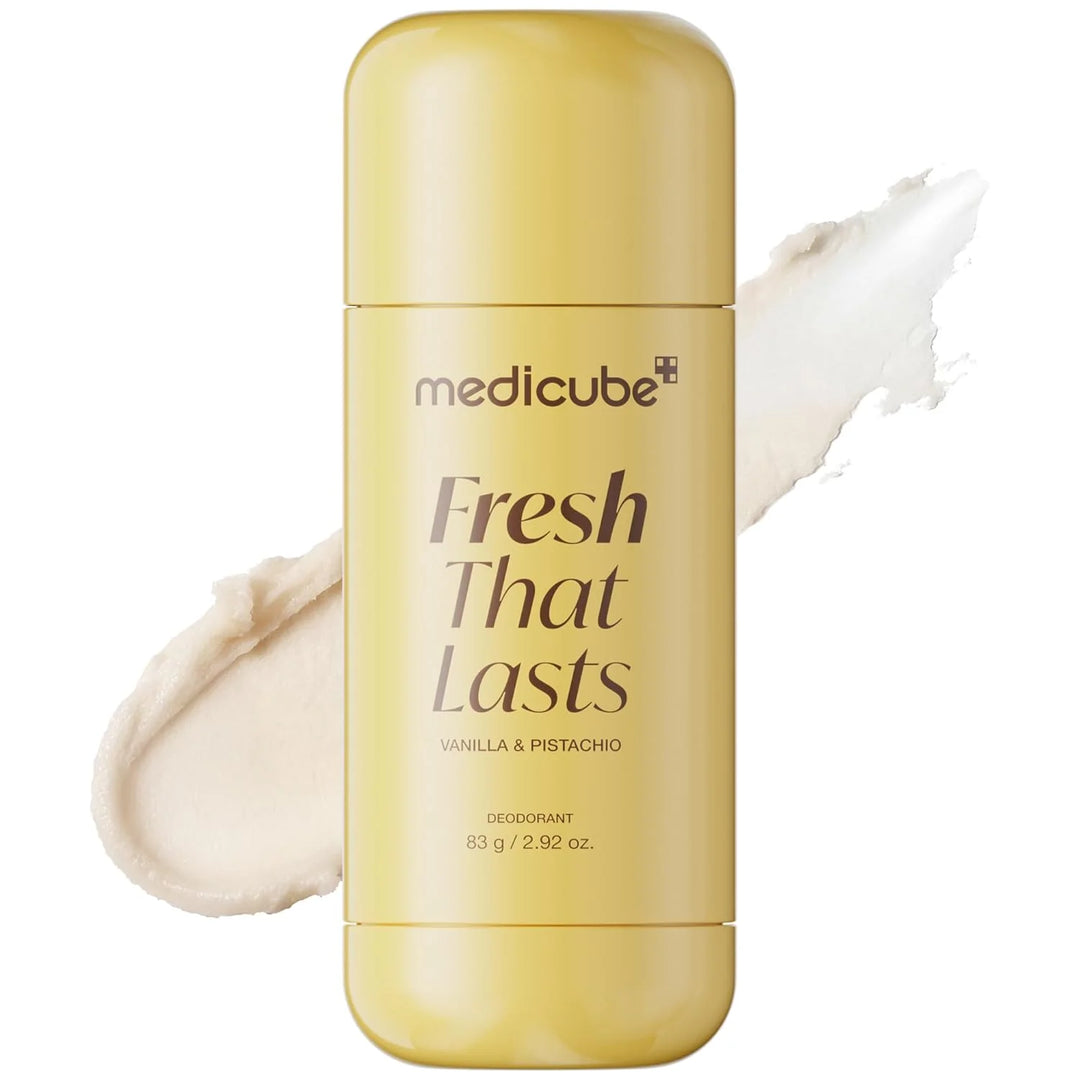 Medicube Deodorant Fresh that Lasts Vanilla & Pistachio - 83g | ميدي كيوب مزيل عرق بالفانيلا والفستق- 83غ