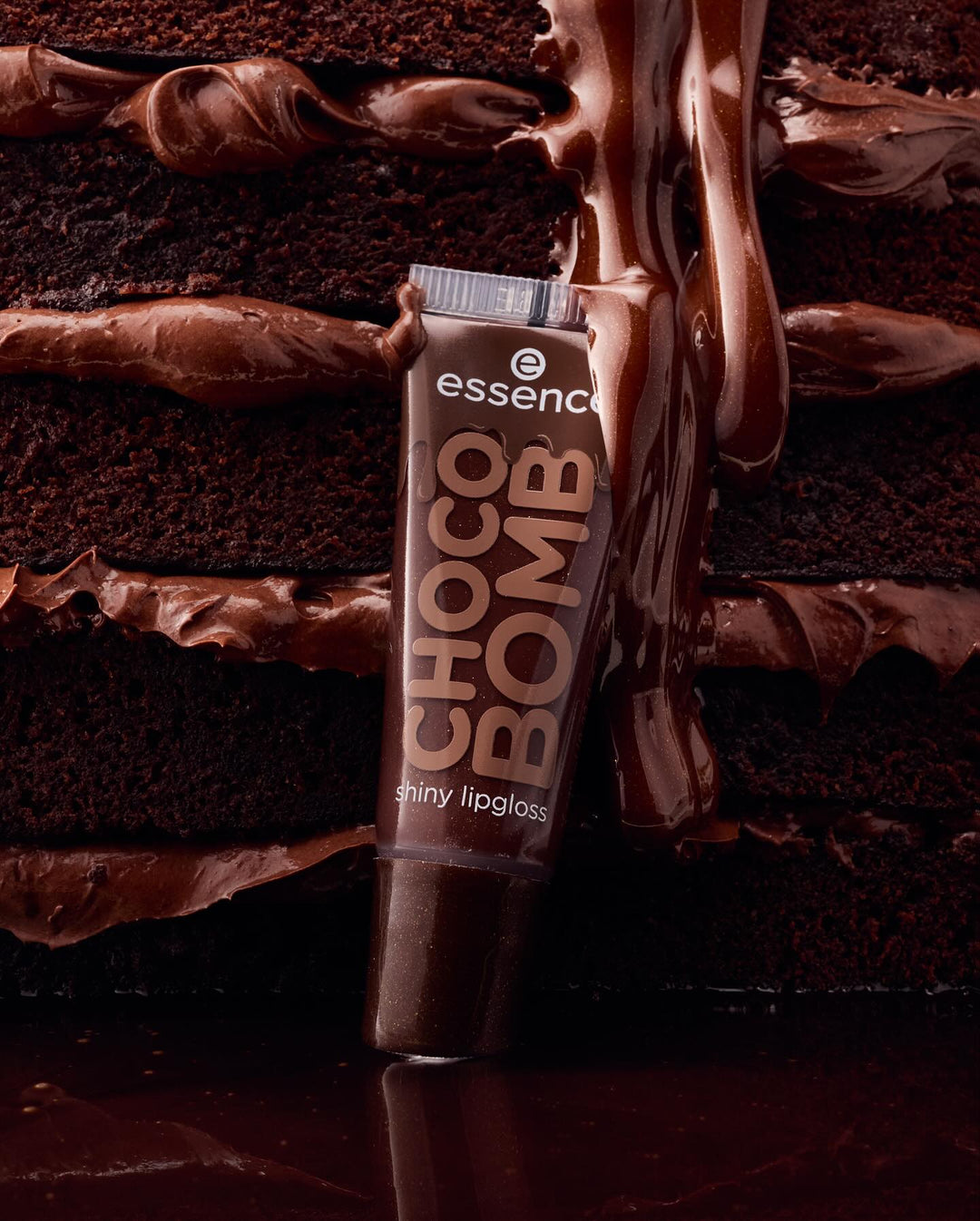 Essence Choco Bomb Shiny Lipgloss - 10ml | ايسنس جلوس شفاه شوكو بومب - 10 مل
