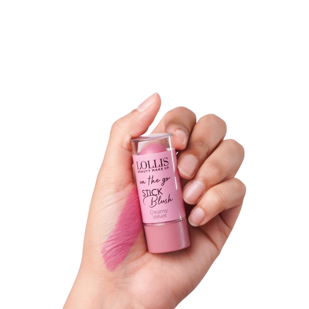 LOLLIS Beauty Stick Blush Creamy Velvet - 6.5g | لوليس بلاش ستيك كريمي فيلفيت - 6.5 غ