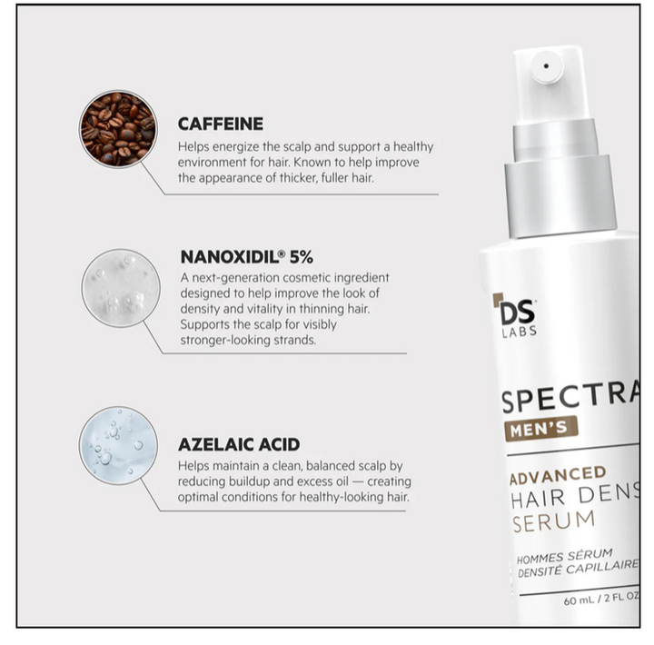 DS LABS Spectral Men's Advanced Hair Density Serum - 60ml | دي إس لابز سيروم متقدم لكثافة الشعر للرجال - 60 مل