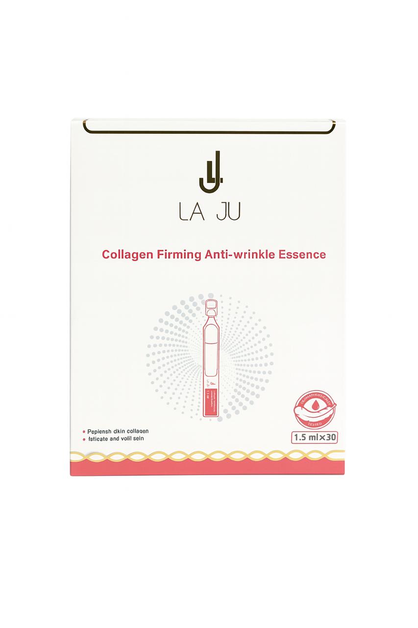LA JU Collagen Firming Anti wrinkle Essence - 1.5 ml*30 | لاجو سيروم الكولاجين لمحاربة التجاعيد - 1.5 *30 مل