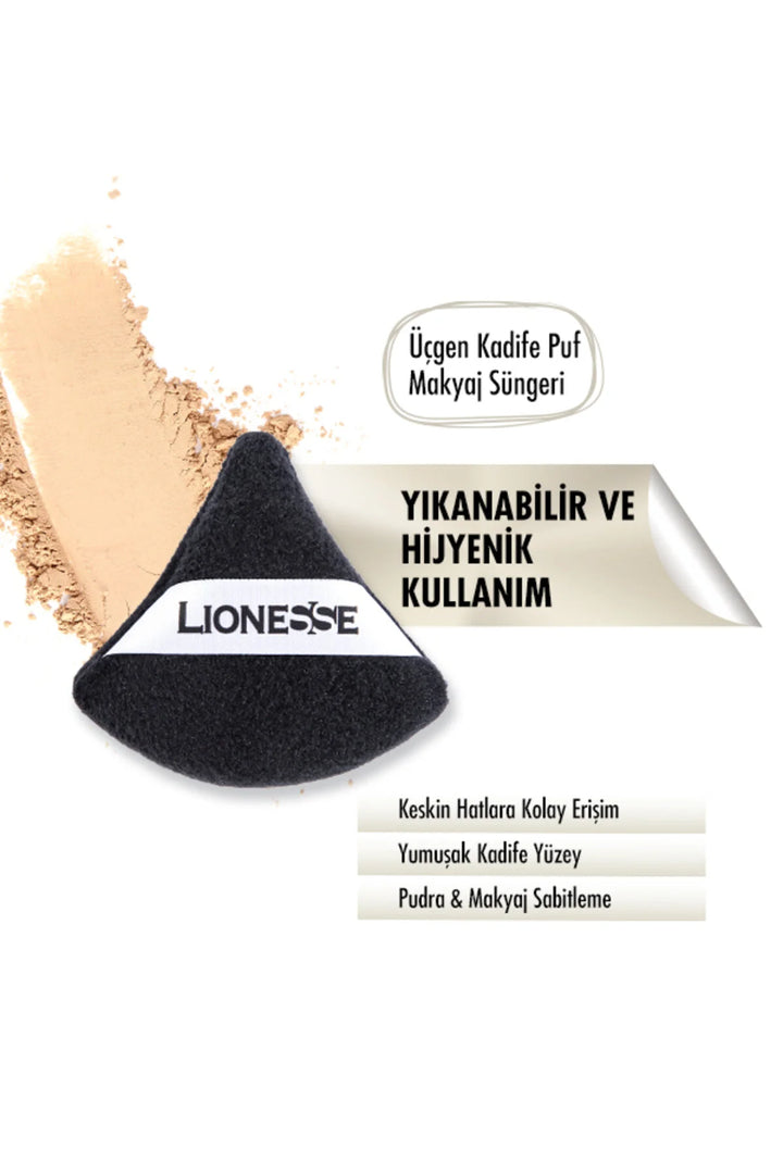 Tarko Lionesse Triangle Powder Puff | تاركو ليونيس اسفنجة مكياج