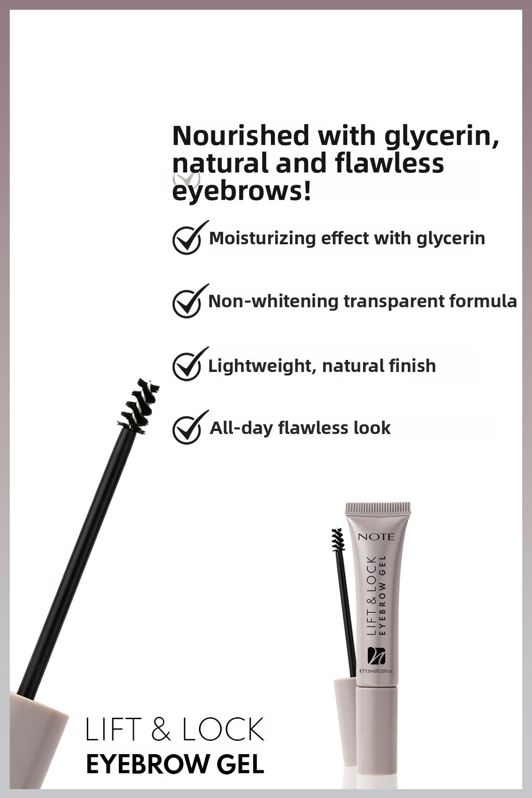 NOTE Lift & Lock Eyebrow Gel - 7.5ml | نوت جل حواجب ليفت اند لوك - 7.5مل #5