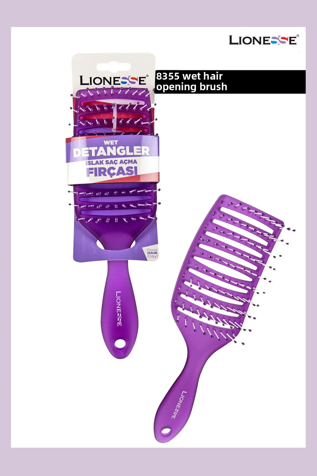 Tarko Lionesse Wet Detangler Wet Hair Detangling Brush | تاركو فرشاة شعرلفك التشابك