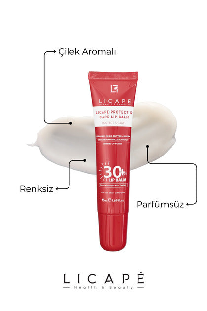 LICAPE Protect & Care Lip Balm - 15ml | ليكاب بلسم شفاه حماية ورعاية - 15مل #1