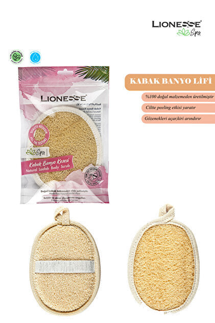 Tarko Lionesse Pumpkin Shower Pad Lopfah Body Scub #1