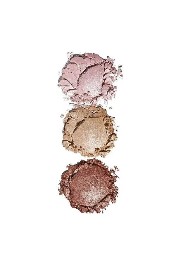 GOLDEN ROSE Strobing Highlighter Palette - 3x2.8g | كولدن روز باليت هايلايتر للوجه - 3x2.8 غرام