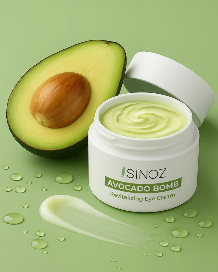Sinoz Avokado Bomb Eye Cream - 15ml | سينوز كريم حول العين بخلاصة الافوكادو - 15 مل