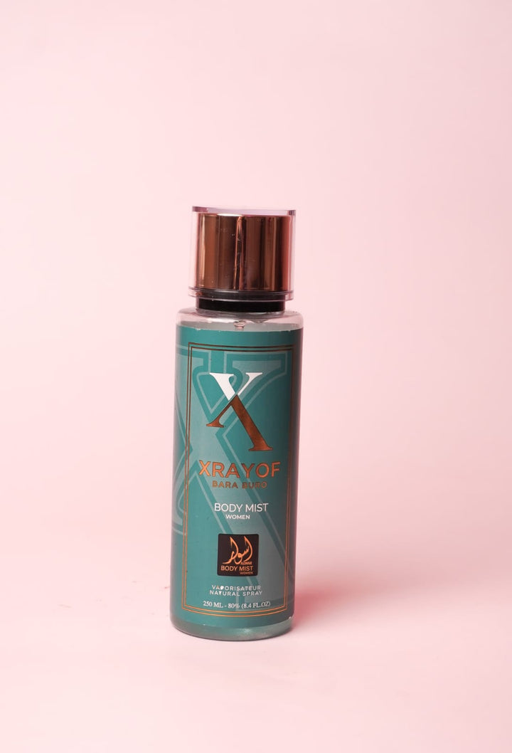 aswar Xrayof Bara Buro Body Mist - 250ml | اسوار بدي مست معطر للجسم 250 مل