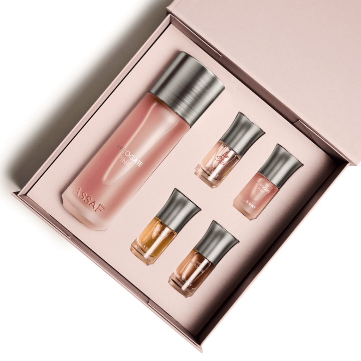ASSAF ARROGATE PINK 200ML * 4 10 ML |عساف سيت اوركيت بنك 200 مل مع 4عطور في 10 مل