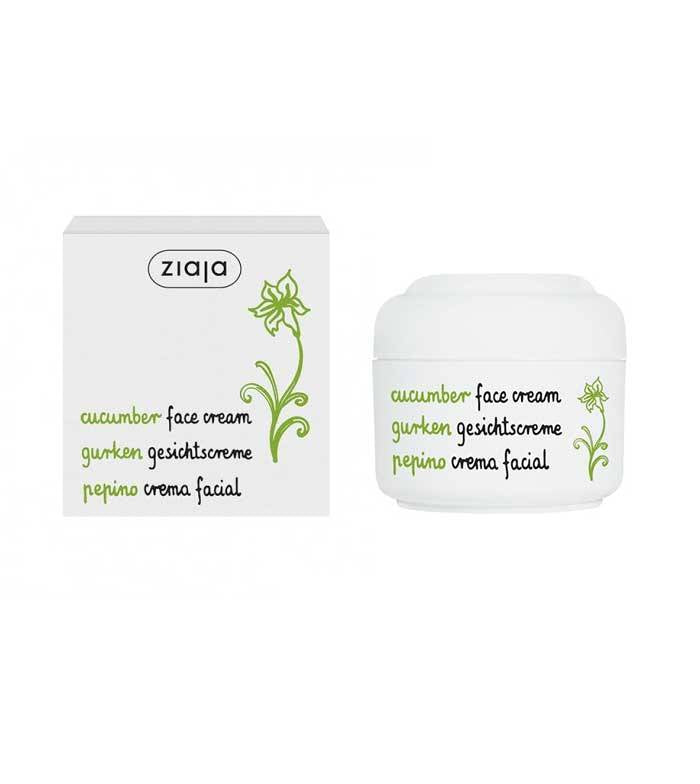 ziaja Cucumber Face Cream - 50ml | جايا كريم مرطب للبشرة الدهنية بخلاصة الخيار - 50 مل