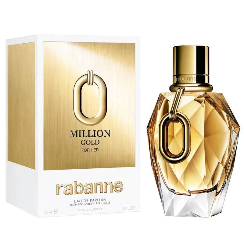 PACO RABANNE MILLION GOLD FOR HER EDP - 90ml / عطر باكو رابان مليون جولد فورهير او دو بارفان للنساء  90 مل
