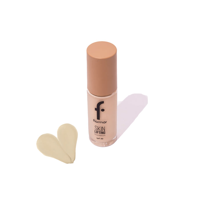 Flormar Skin Lifting Foundation Spf30 - 30ml | فلورمار كريم اساس بعامل خماية 30 - 30 مل