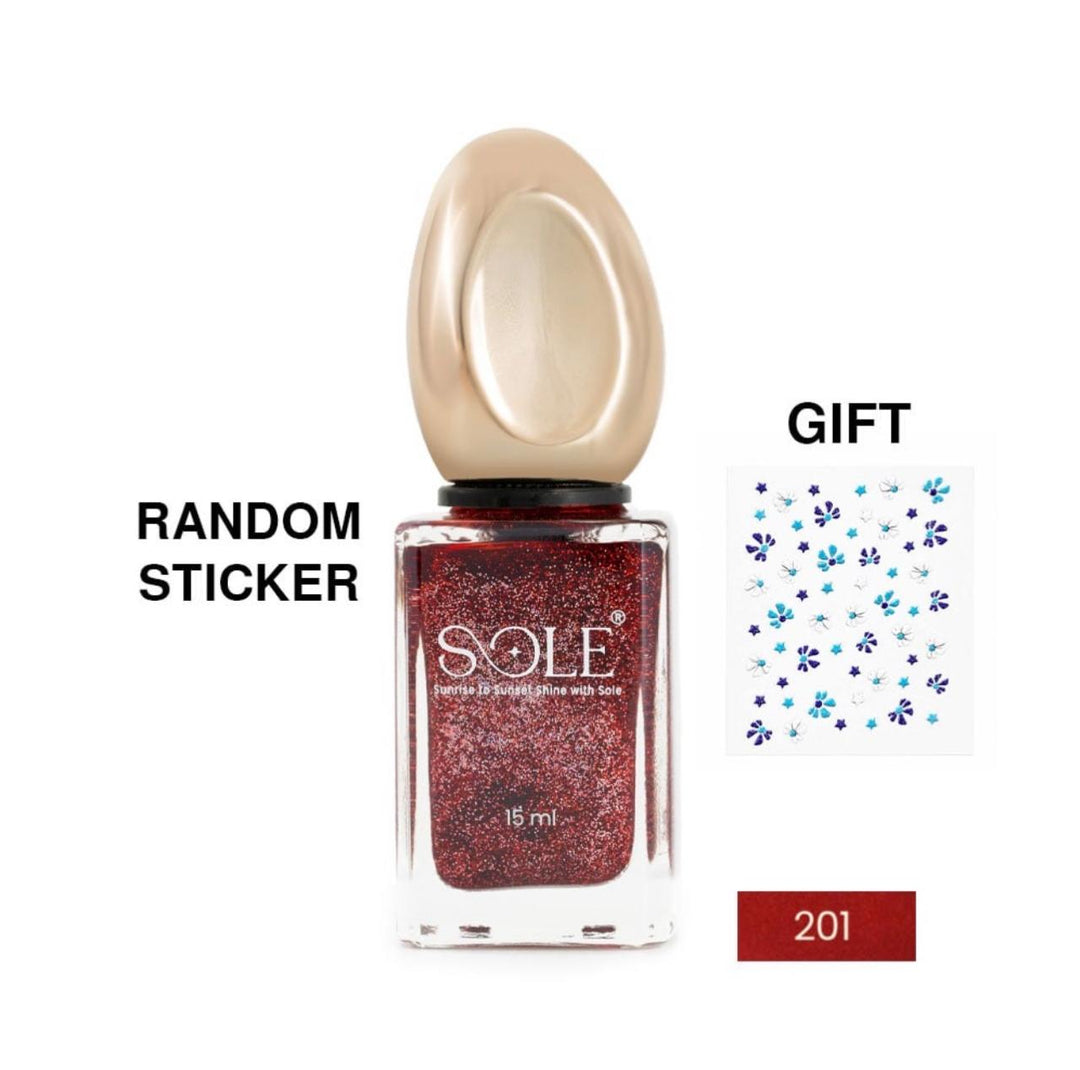 SOLE Nail Polish - 15ml | سول صبغ أظافر شفاف - 15مل