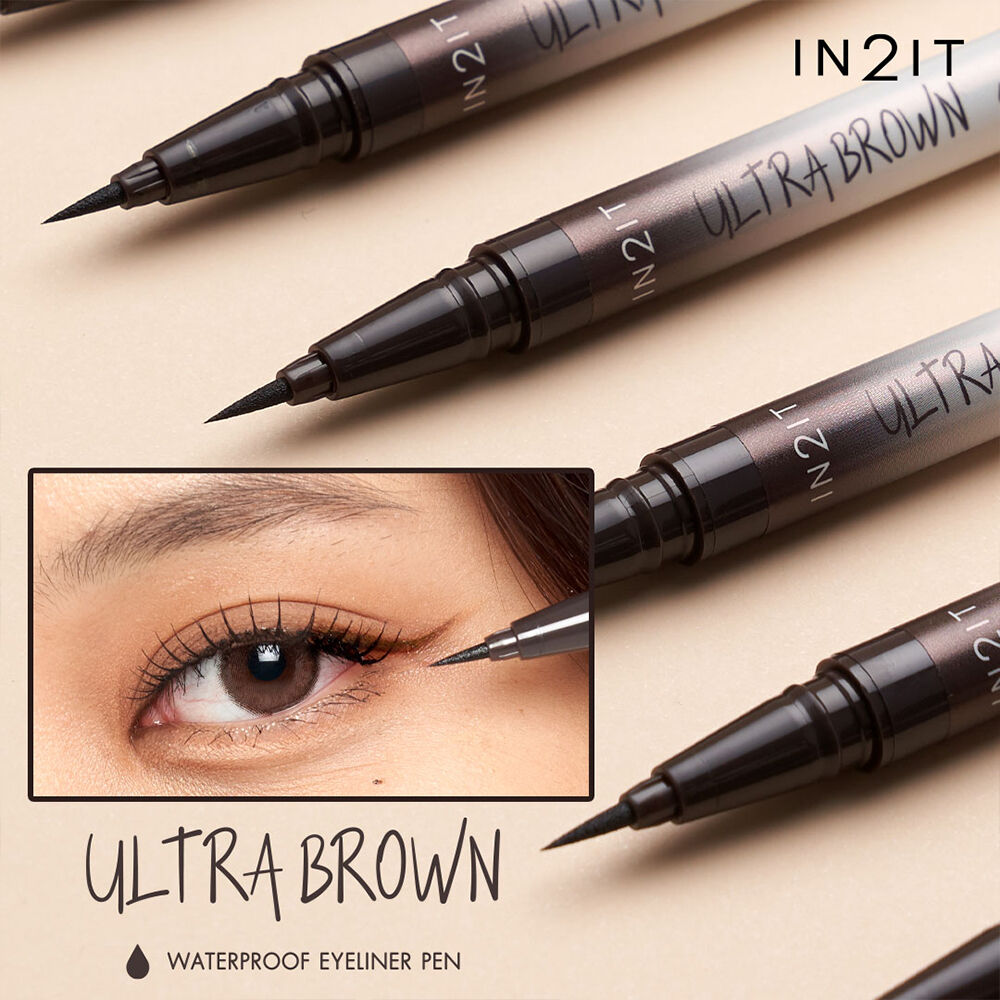 IN2IT Waterproof Eyeliner Pen - 0.7g | ان تو ات اي لاينر ووتر بروف - 0.7غ