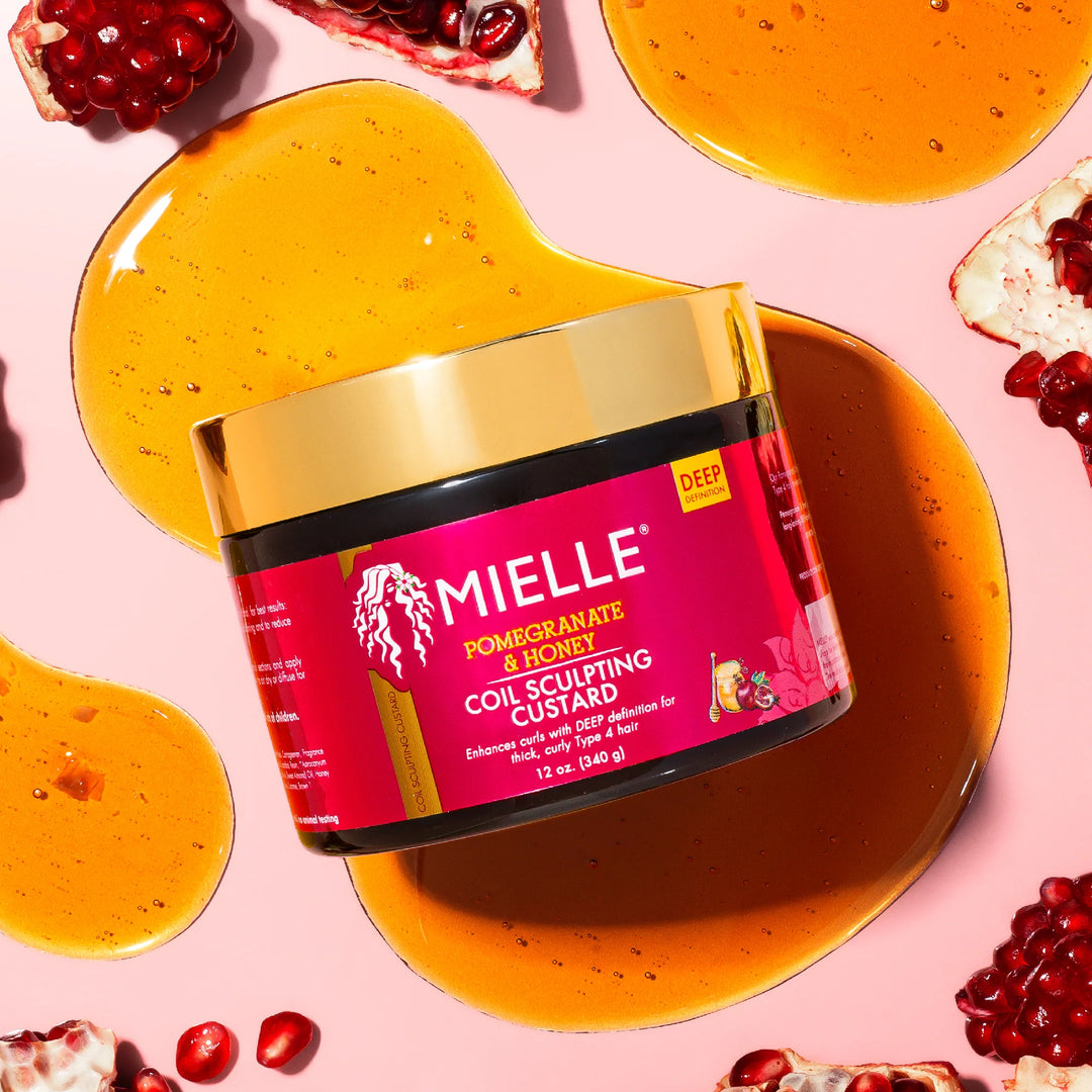 MIELLE Pomegranate & Honey Coil Sculping Custard - 340g | ميلي كسترد تشكيل التجعيدات بالعسل و الرمان - 340 غرام