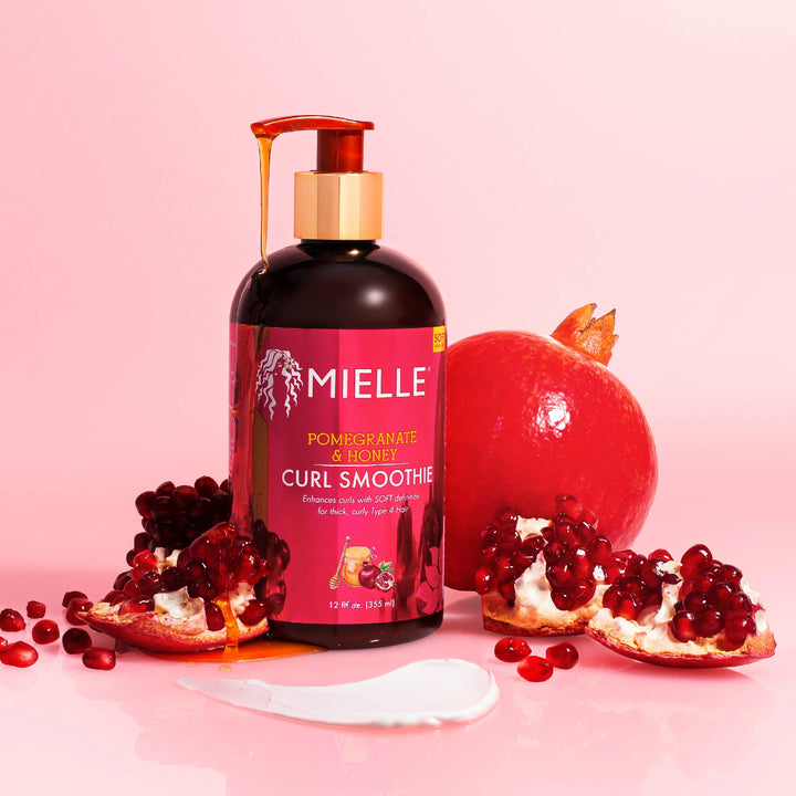 MIELLE Pomegranate & Honey Curl Smoothie - 355ml | ميلي كريم تجعيد الشعر بالعسل و الرمان - 355 مل