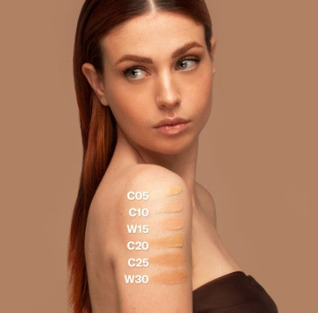 MESAUDA The Skin - Luminous Finish Hydrating Foundation - 30ml| ميسودا  فاونديشن مرطب بتركيبة خفيفة -30 مل